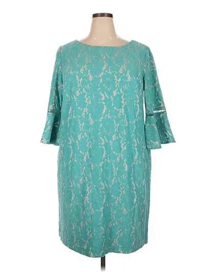 Pre-owned Jessica Howard Cocktail Dress In Teal