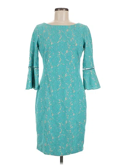 Pre-owned Jessica Howard Cocktail Dress In Teal
