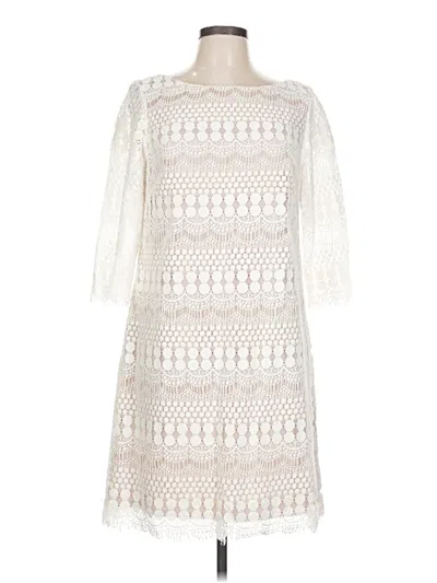 Pre-owned Jessica Howard Cocktail Dress In White