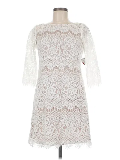 Pre-owned Jessica Howard Cocktail Dress In White