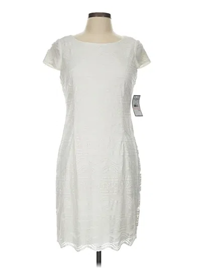 Pre-owned Jessica Howard Cocktail Dress In White