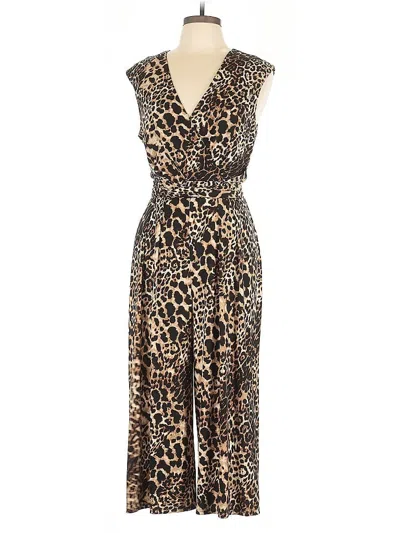 Pre-owned Jessica Howard Jumpsuit In Brown