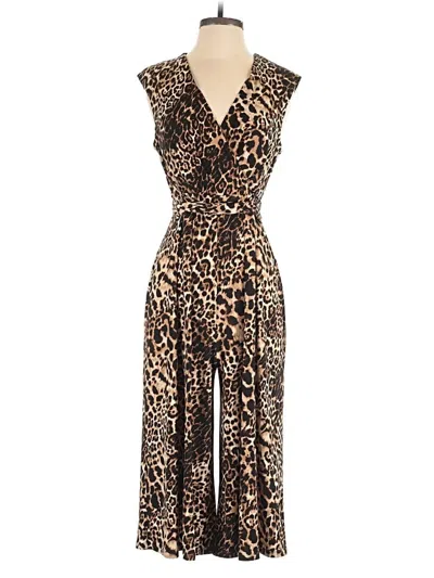 Pre-owned Jessica Howard Jumpsuit In Brown