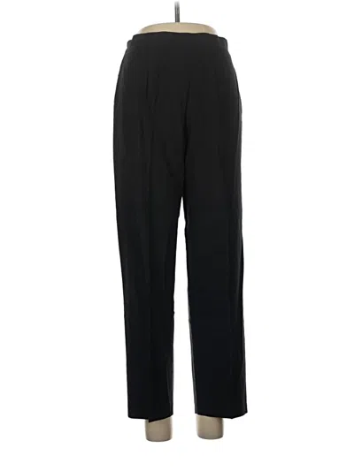 Pre-owned Jessica Howard Linen Pants In Black