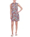 JESSICA HOWARD PETITE PRINTED SLEEVELESS DRESS