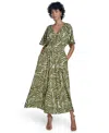 Jessica Howard Women's V-neck Fit & Flare Dress