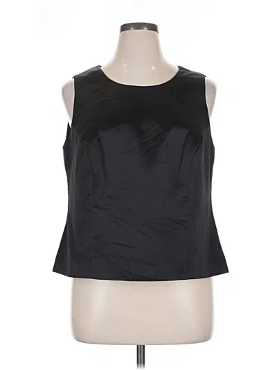 Pre-owned Jessica Howard Sleeveless Blouse In Black