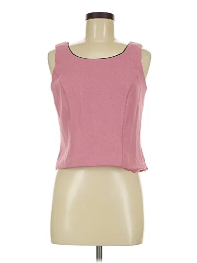 Pre-owned Jessica Howard Sleeveless Top Pink Scoop Neck Tops