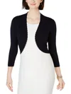 JESSICA HOWARD WOMENS KNIT SCALLOPED CARDIGAN SWEATER