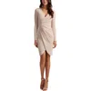 Jessica Howard Womens Metallic Nylon Cocktail And Party Dress In White