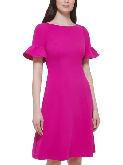 Jessica Howard Womens Office Knee-length Wear To Work Dress In Pink