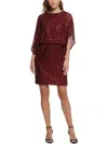 JESSICA HOWARD WOMENS SEQUINED MINI COCKTAIL AND PARTY DRESS