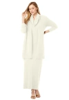 Jessica London 2-piece Sweater Dress In White