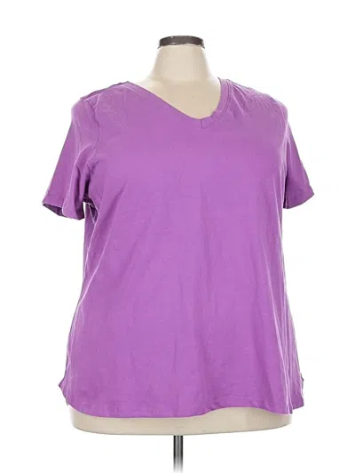Pre-owned Jessica London Active T-shirt In Purple