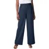 Jessica London Bi-stretch Wide Leg Pant In Blue