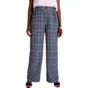 Jessica London Bi-stretch Wide Leg Pant In Blue