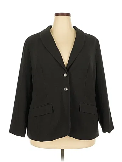Pre-owned Jessica London Blazer Jacket In Black