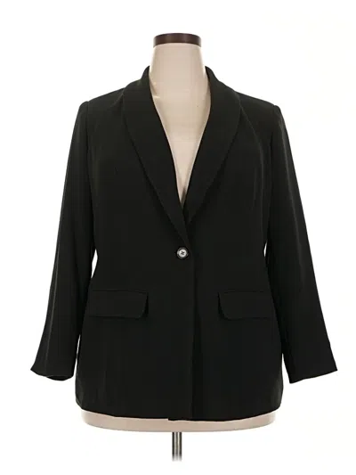 Pre-owned Jessica London Blazer Jacket In Black