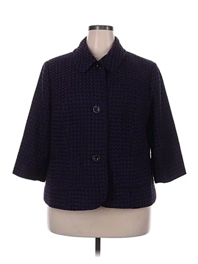 Pre-owned Jessica London Blazer Jacket In Purple