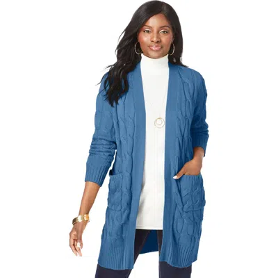 Jessica London Cable Duster Sweater