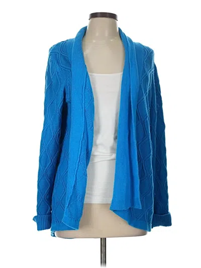 Pre-owned Jessica London Cardigan Sweater In Blue