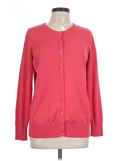 Pre-owned Jessica London Cardigan Sweater In Pink