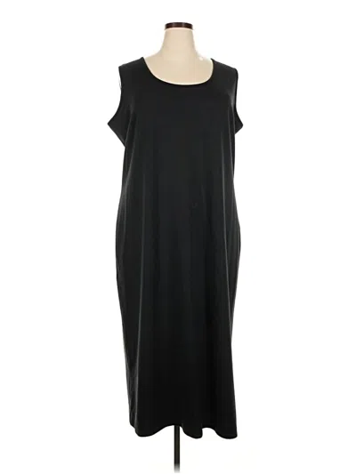 Pre-owned Jessica London Casual Dress In Black