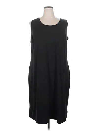 Pre-owned Jessica London Casual Dress In Black