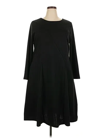 Pre-owned Jessica London Casual Dress In Black