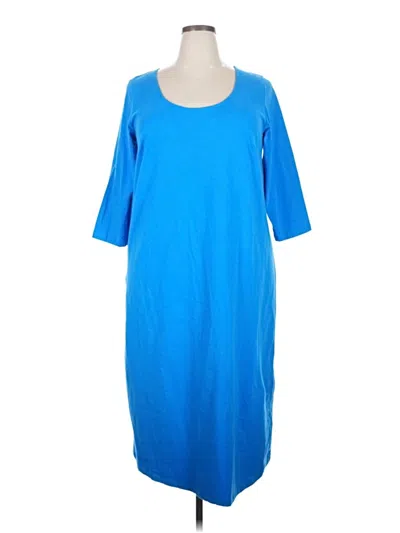 Pre-owned Jessica London Casual Dress In Blue