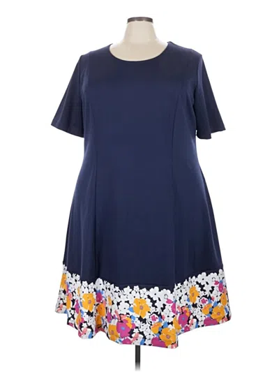 Pre-owned Jessica London Casual Dress In Blue
