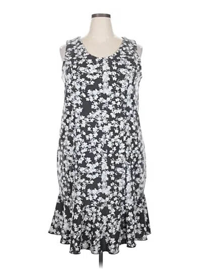 Pre-owned Jessica London Casual Dress In Gray