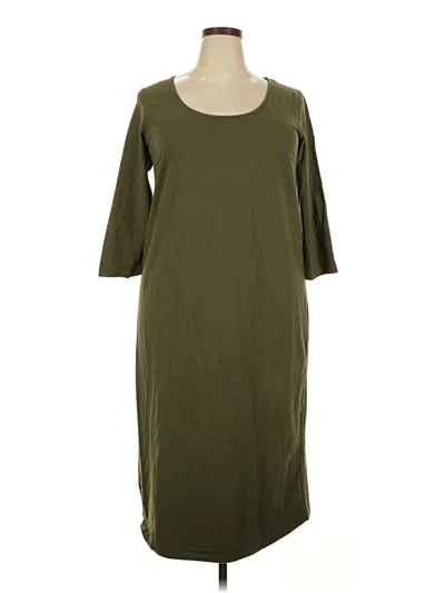 Pre-owned Jessica London Casual Dress In Green