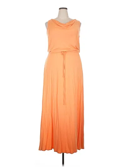 Pre-owned Jessica London Casual Dress In Orange