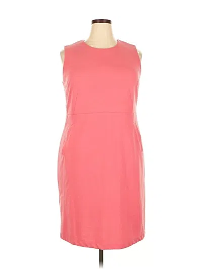 Pre-owned Jessica London Casual Dress In Pink