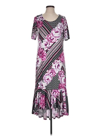 Pre-owned Jessica London Casual Dress In Purple