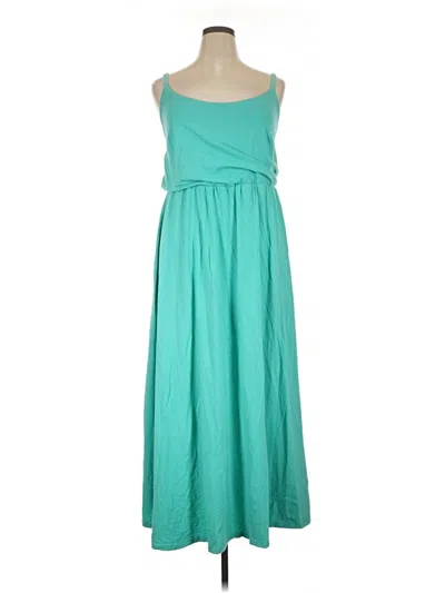 Pre-owned Jessica London Casual Dress In Teal