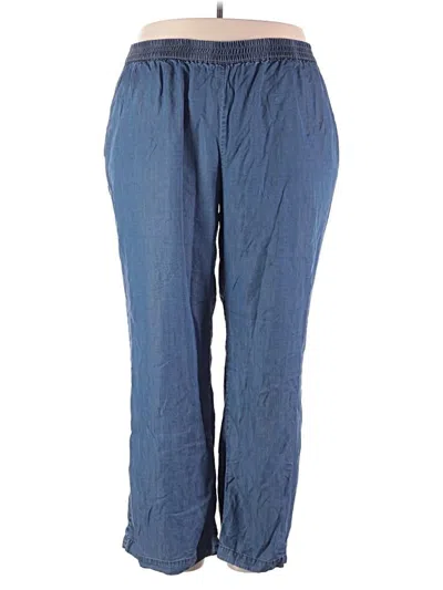 Pre-owned Jessica London Casual Pants In Blue