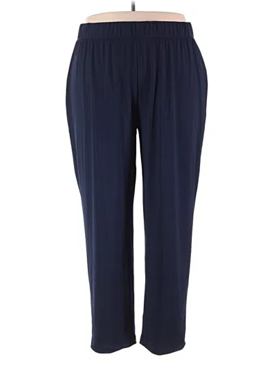 Pre-owned Jessica London Casual Pants In Blue