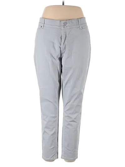 Pre-owned Jessica London Casual Pants In Gray