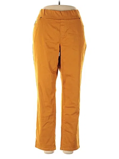 Pre-owned Jessica London Casual Pants In Orange