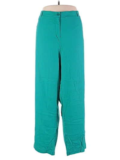 Pre-owned Jessica London Casual Pants In Teal