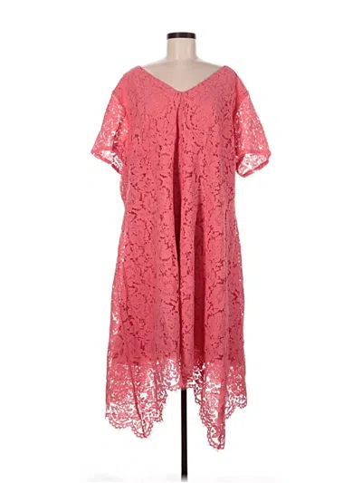 Pre-owned Jessica London Cocktail Dress In Red