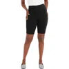 Jessica London Everyday Stretch Cotton Bike Short In Black