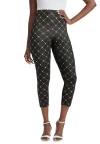 Jessica London Everyday Stretch Cotton Capri Legging In Multi