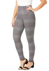 Jessica London Everyday Stretch Cotton Legging In Gray