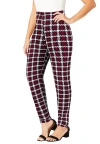Jessica London Everyday Stretch Cotton Legging In Multi