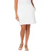 Jessica London Everyday Stretch Cotton Skort In White