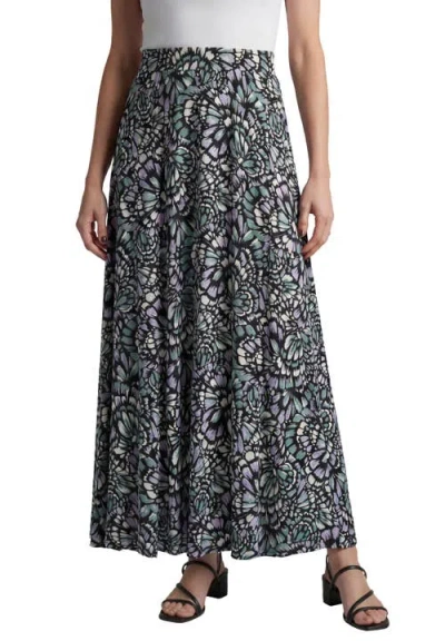 Jessica London Everyday Stretch Knit Maxi Skirt In Multi