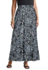 Jessica London Everyday Stretch Knit Maxi Skirt In Black